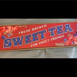 Sweat tea plaque